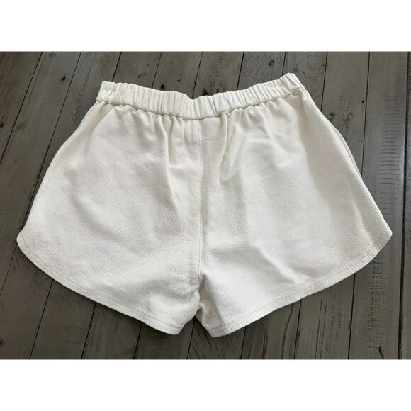 SPRWMN White Leather Slip Shorts XS - Picture 5 of 6